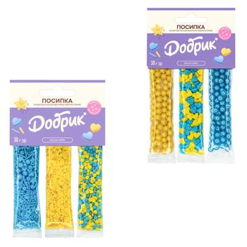 Dobryk Free Sky Confectionery Sprinkle 3 sticks 30g - buy, prices for Chudo Market - photo 1
