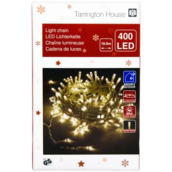 Tarrington House Warm White Light Chain 400LED 19m - buy, prices for - photo 3