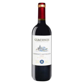 Giacondi Cabernet Sauvignon Red Semi-Dry Wine 12.5% 0.75l - buy, prices for NOVUS - photo 1