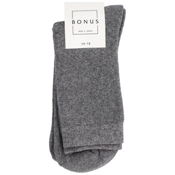 Bonus Men's Winter Terry Socks 2544 s.25-27 Grey