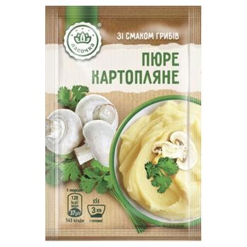 Lasochka Mushrooms Flavored Mashed Potatoes 37g - buy, prices for Chudo Market - photo 1