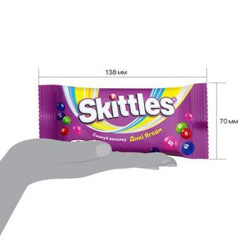 Драже Skittles Дикі ягоди жувальні в різнокольоровій цукровій оболонці 38г - купити, ціни на КОСМОС - фото 6