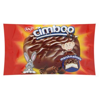 Ani Cimboo Marshmallow Cookies in Cocoa Glaze 35g - buy, prices for Za Raz - photo 1