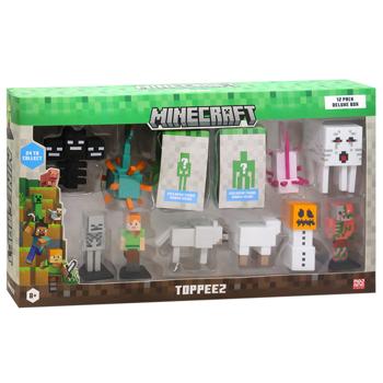 Набор игрушечный делюкс Minecraft из 12 коллекционных фигурок-топеров - купить, цены на - фото 3