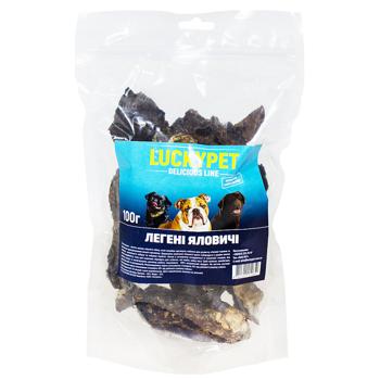 Лакомство для собак Lucky Pet Легкие говяжьи 100г - купить, цены на КОСМОС - фото 1