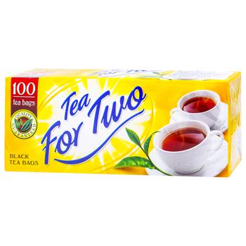 Tea For Two Black Tea 1.4g*100pcs - buy, prices for COSMOS - photo 1