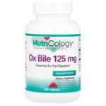Екстракт бичачої жовчі (Ox Bile), Nutricology, 125 мг, 180 капсул