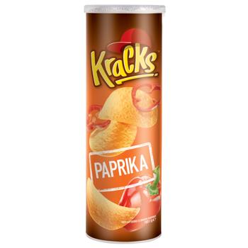 Чипси Kracks зі смаком паприки 160г