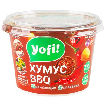 Yofi! Barbecue Hummus 250g - buy, prices for MegaMarket - photo 1