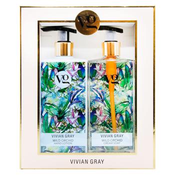 Vivian Gray Wild Orchid Cream-Liquid Soap and Hand Lotion Set 2*350ml - buy, prices for - photo 3