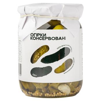 Огірки консервовані 550г GRONO - купити, ціни на Grono - фото 1