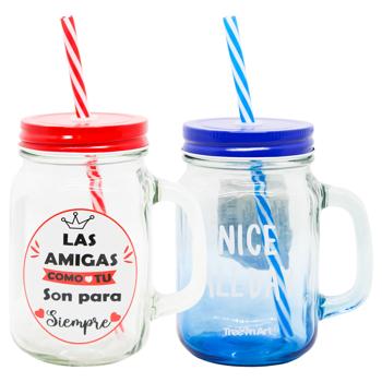 Zed Heart Drinking Glass 450ml - buy, prices for EKO Market - photo 1