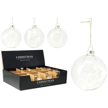 Koopman Christmas Ball 8cm in Assortment - buy, prices for METRO - photo 1