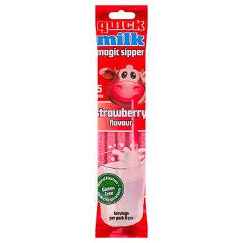 Quick Milk Strawberry Flavored Tubes 30g 5pcs - buy, prices for NOVUS - photo 2