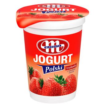 Йогурт Mlekovita Клубника 2,5% 350г