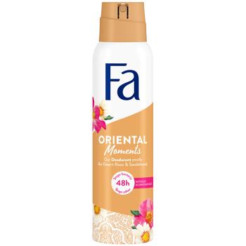 Дезодорант аерозольний Fa Oriental Moments пустельна троянда та сандал 150мл - купити, ціни на NOVUS - фото 1