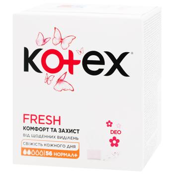 Kotex Fresh Deo Normal Plus Everyday Pads 56pcs - buy, prices for - photo 2