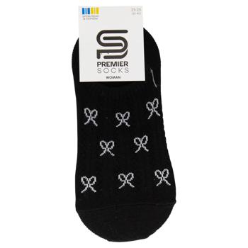 Premier Socks Women's No-Show Bows Socks s.23-25 Black - buy, prices for EKO Market - photo 1
