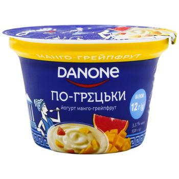 Danone Greek Style Mango-Grapefruit Yogurt 3.5% 150g