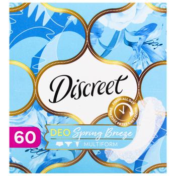 Прокладки ежедневные Discreet Spring Breeze Deo 60шт - купить, цены на Cупермаркет "Харьков" - фото 1