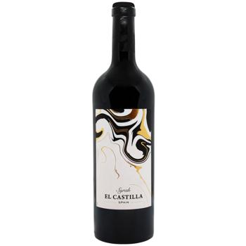 El Castilla Syrah Red Semidry Wine 14% 0.75l