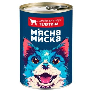 Miasna Myska Wet Food with Veal for Dogs 415g - buy, prices for Vostorg - photo 1