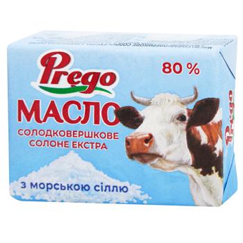 Prego Sweet Cream Butter with Sea Salt 80% 180g - buy, prices for NOVUS - photo 1