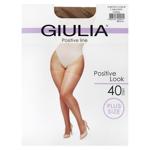 Колготы женские Giulia Positive Look 40 Den р.7 Caramel