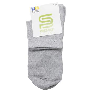 Носки Premier Socks Эконом детские средние р.22-24 светло-серые - купить, цены на ЕКО Маркет - фото 1