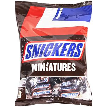 Конфеты Snickers Miniatures 150г - купить, цены на Auchan - фото 1