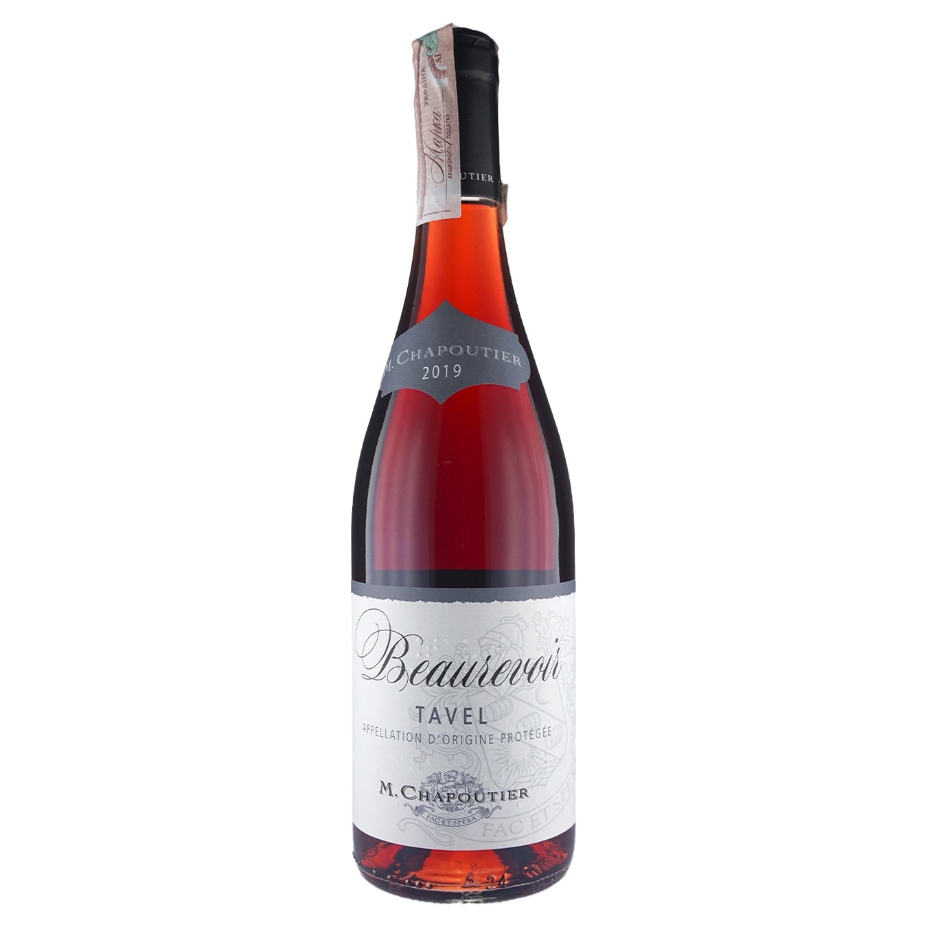 

Вино M.Chapoutier Tavel Beaurevoir Rose розовое сухое 14% 0,75л