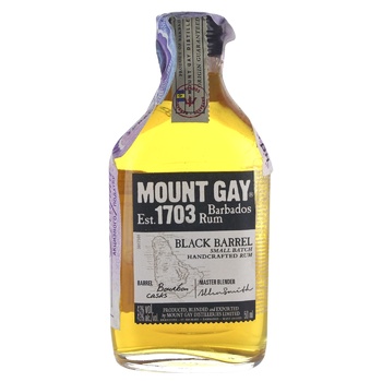 Ром Mount Gay Black Barrel 43% 0,05л - купить, цены на - фото 1