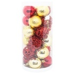 Festive Set of Balls 6cm 24pcs