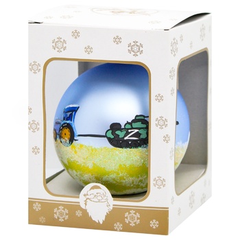 Украшение шар 100мм - купить, цены на МегаМаркет - фото 1