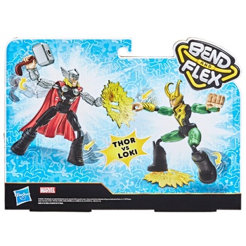 Набор игровой Hasbro Bend and Flex Thor vs Loki - купить, цены на КОСМОС - фото 3