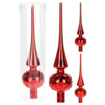 Верхушка для елки Koopman красная 25см