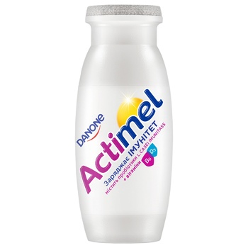 Danone Actimel Sweet Fermented Milk Product without Filler 1.6% 100g - buy, prices for MegaMarket - photo 1