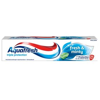 Зубна паста Aquafresh освіжаюча м'ята 50мл