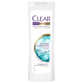 Clear Anti-Dandruff Shampoo Intensive Moisturizer 400ml - buy, prices for Auchan - photo 2