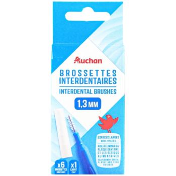 Щітки міжзубні Auchan 1,3мм 5шт - купити, ціни на - фото 2