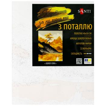 Картина по номерам Santi с поталью 40х50см - купить, цены на METRO - фото 2