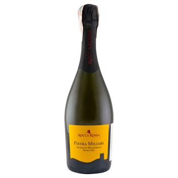 Rocca Rossa Pietra Miliare White Dry Sparkling Wine 11.5% 0.75l - buy, prices for ULTRAMARKET - photo 1