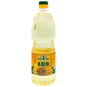 Zhyrnov Refined Sunflower Oil 920g - buy, prices for Chudo Market - photo 1