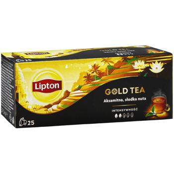 Чай чорний Lipton Gold Tea 1,5г*25шт - купити, ціни на КОСМОС - фото 3