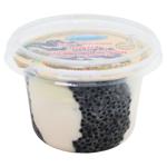 Икра Русалочка белковая черная с кремовым соусом со вкусом сливок 180г