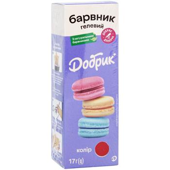 Барвник Добрик гелевий натуральний 17г в асортименті - купити, ціни на КОСМОС - фото 3