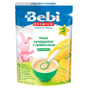 Каша безмолочная Bebi Premium кукурузная низкоалергенная с пребиотиками для детей с 5 месяцев 200г - купить, цены на ULTRAMARKET - фото 1