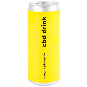 Напиток газированный Underwood CBD Drink Mango x Pineapple 0,33л - купить, цены на WINETIME - фото 1