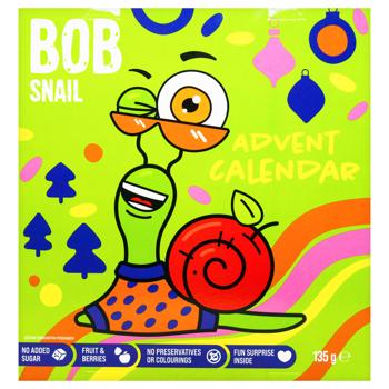 Конфеты с игрушками Bob Snail Календарь праздничный 135г - купить, цены на Auchan - фото 3