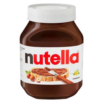 Паста Nutella шоколадно-ореховая 1000г - купить, цены на METRO - фото 1